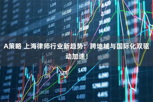 A策略 上海律师行业新趋势：跨地域与国际化双驱动加速！