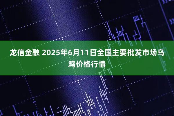龙信金融 2025年6月11日全国主要批发市场乌鸡价格行情